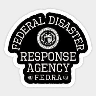 Federal Disaster Response Agency (FEDRA) Sticker